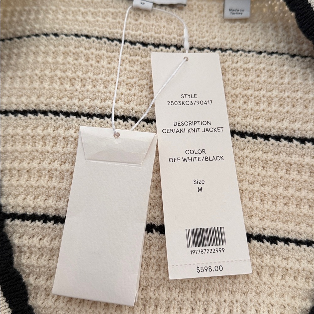NWT Veronica Beard Ceriani Knit Jacket - Picture 5 of 5